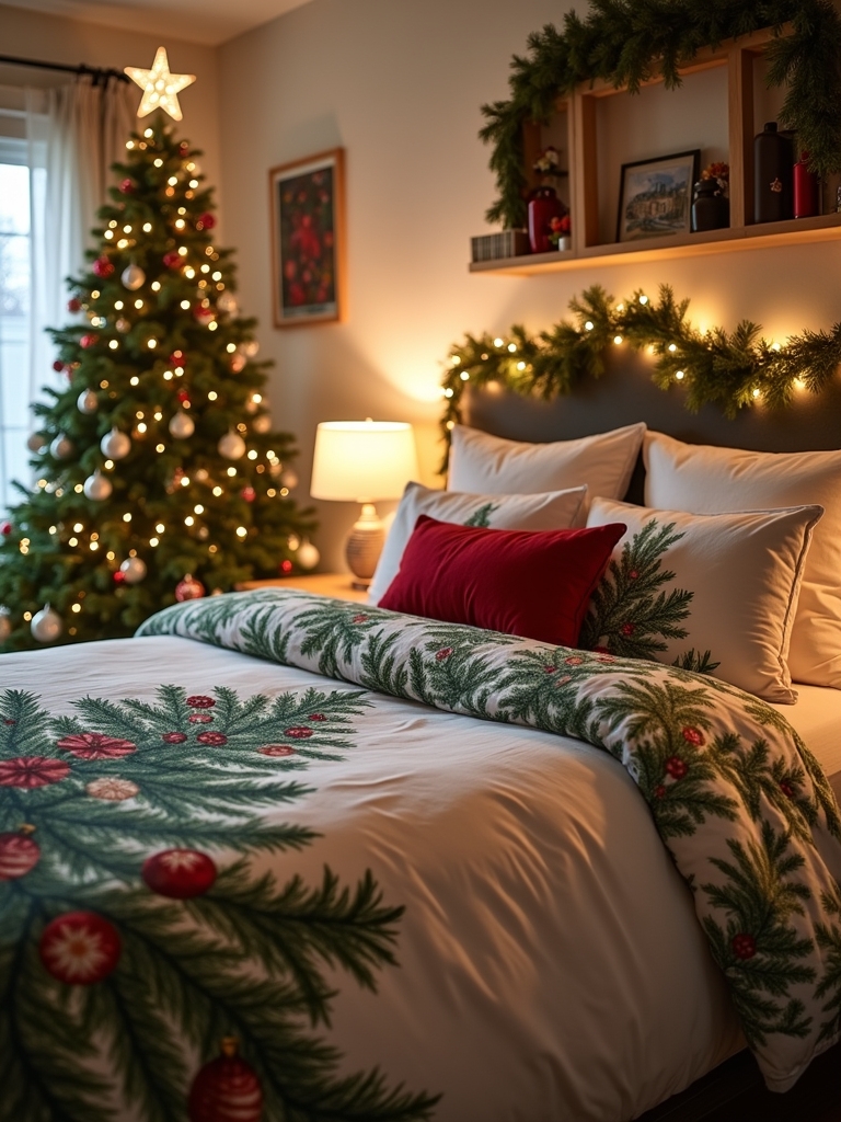 festive winter wonderland comforter