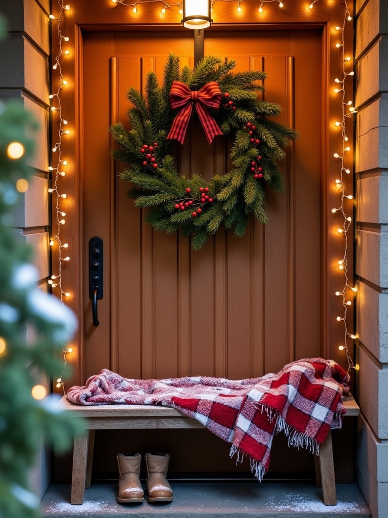 festive wreaths for winter