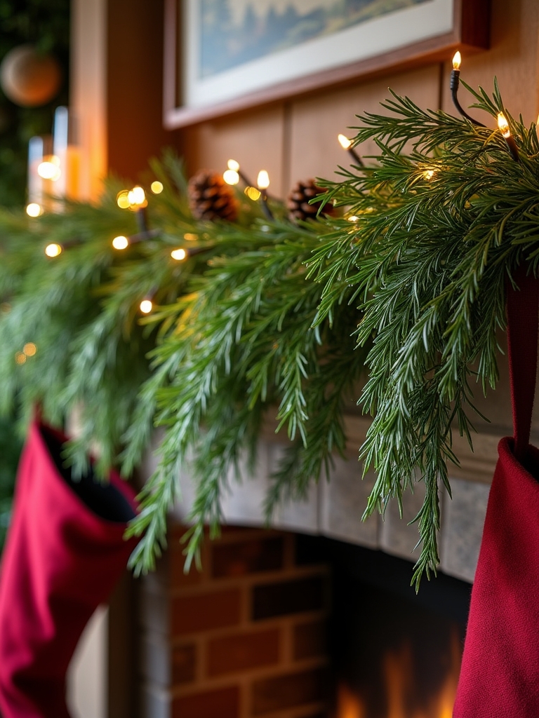 fresh aromatic herb garland