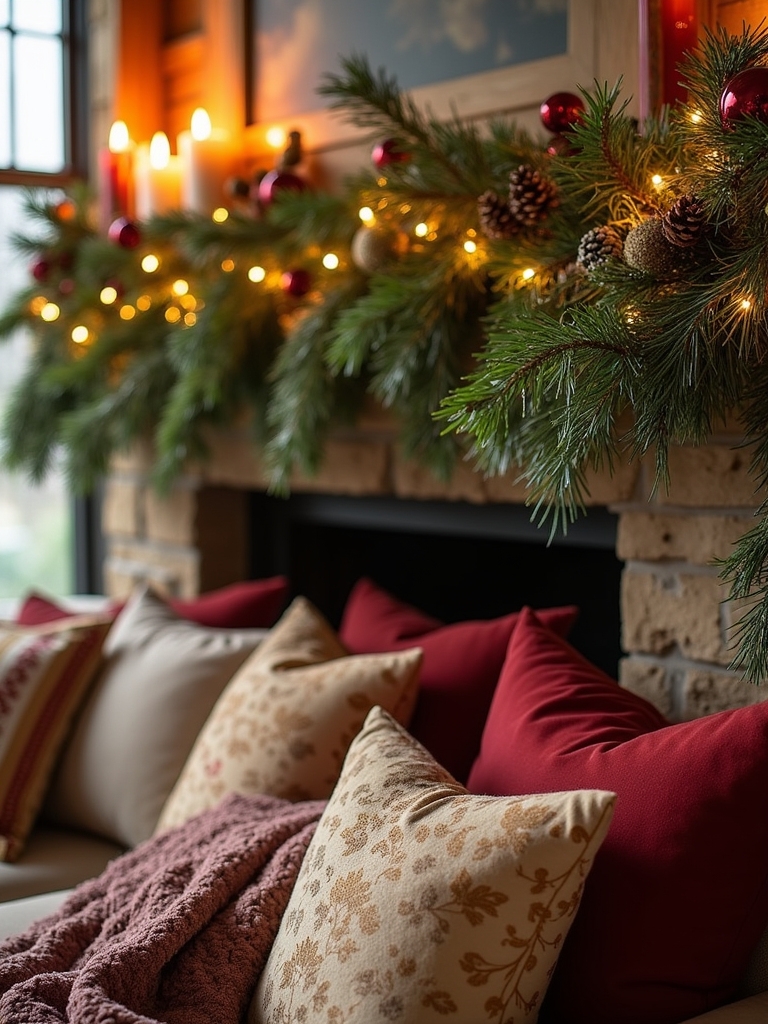 fresh herb holiday garland