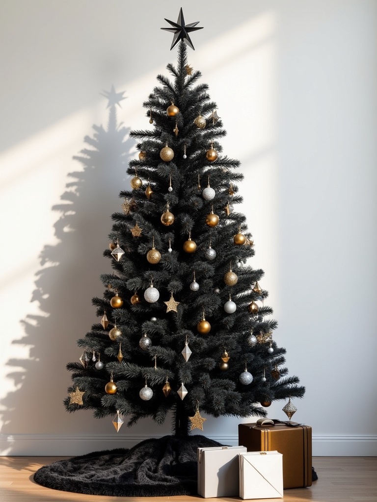 geometric ornaments for christmas