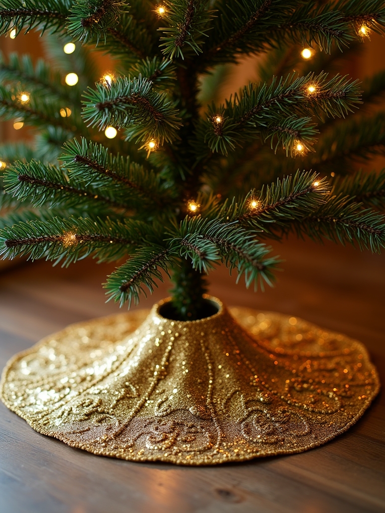 glamorous gold sequin decor