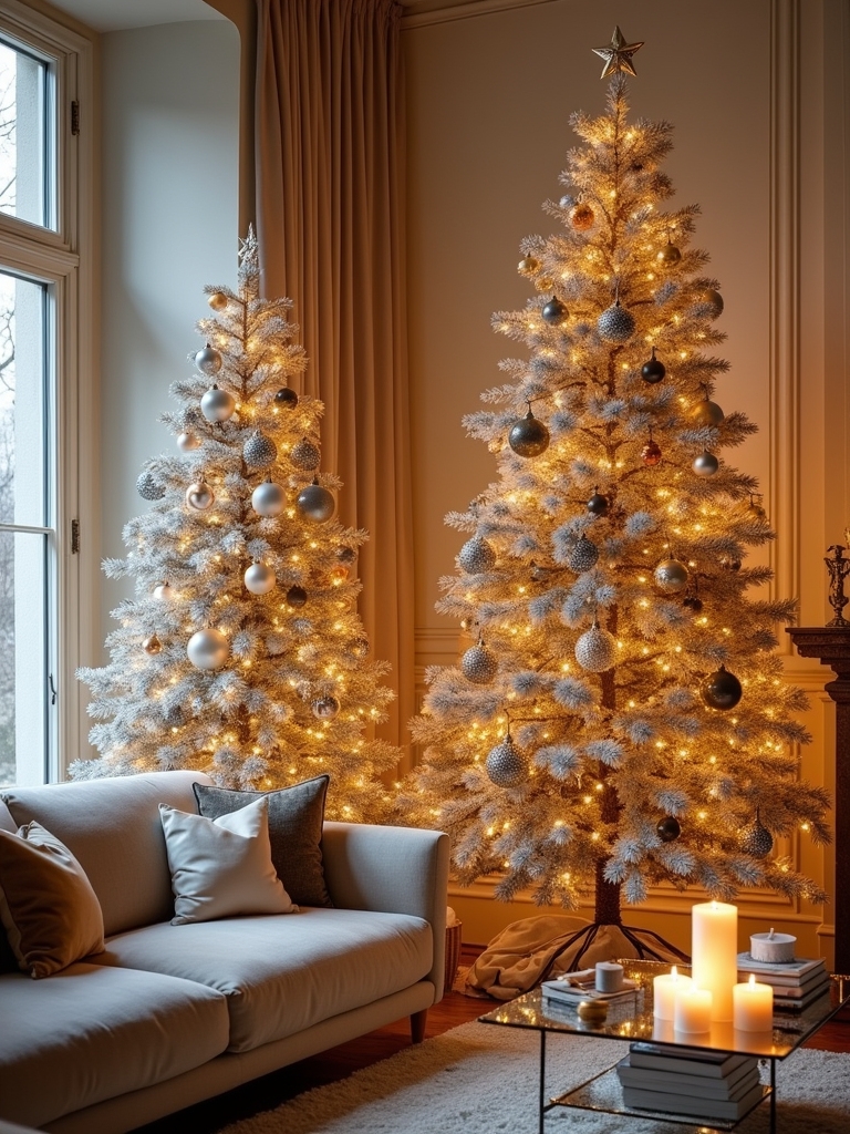 glamorous gold silver decor