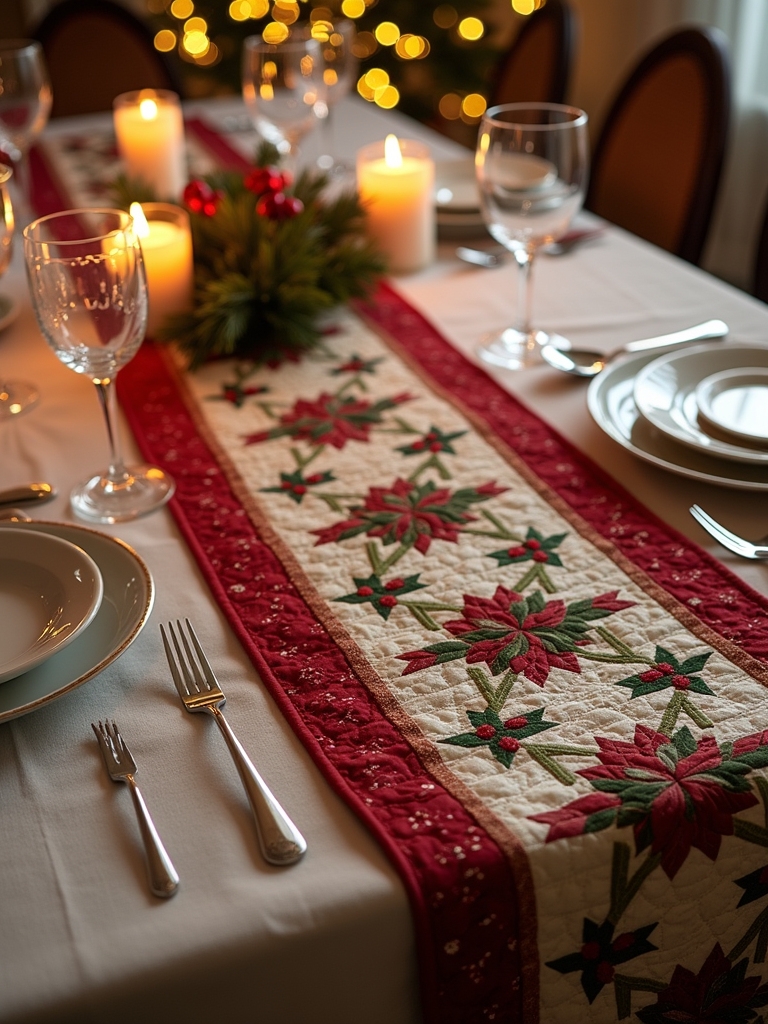 handmade quilted holiday charm