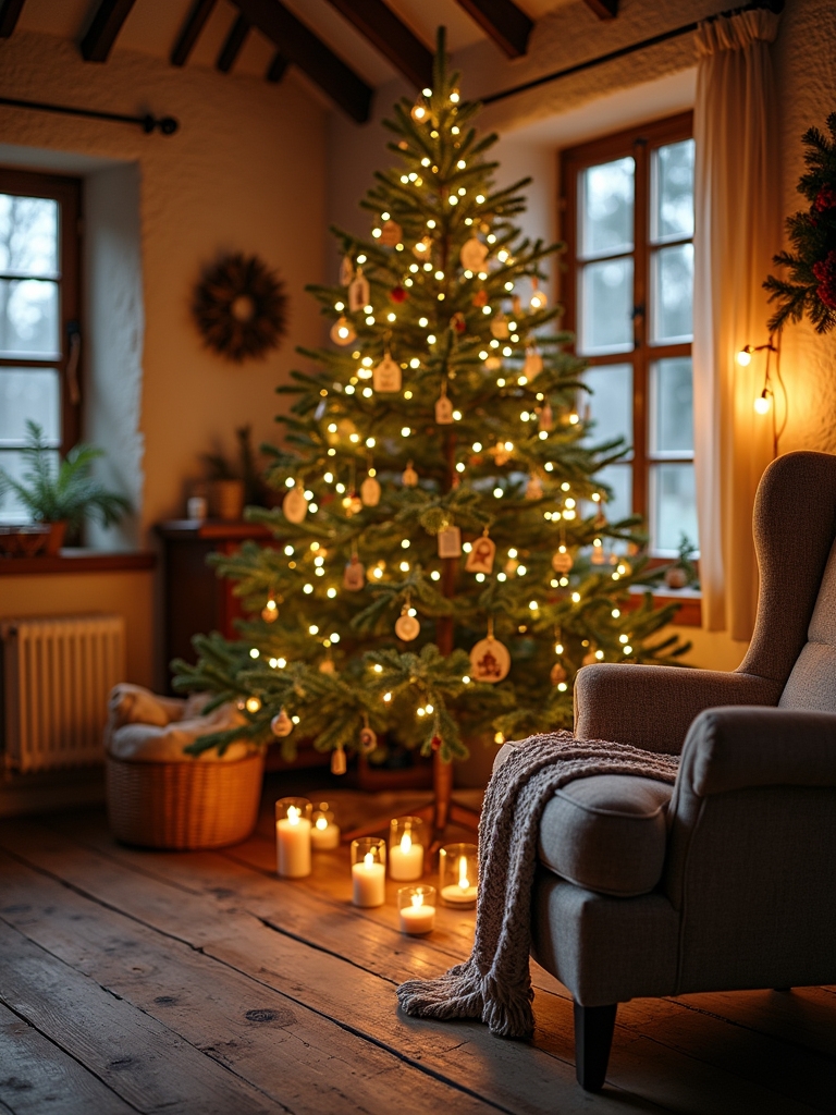 handwritten tags enhance decorations