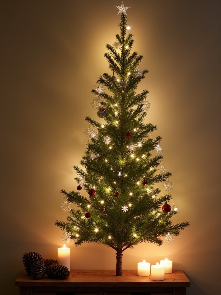 hanging slim christmas tree