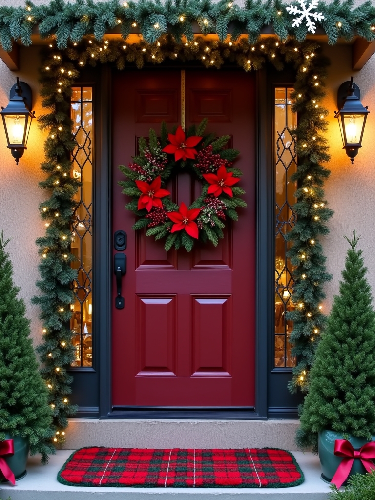 harmonious holiday door accents