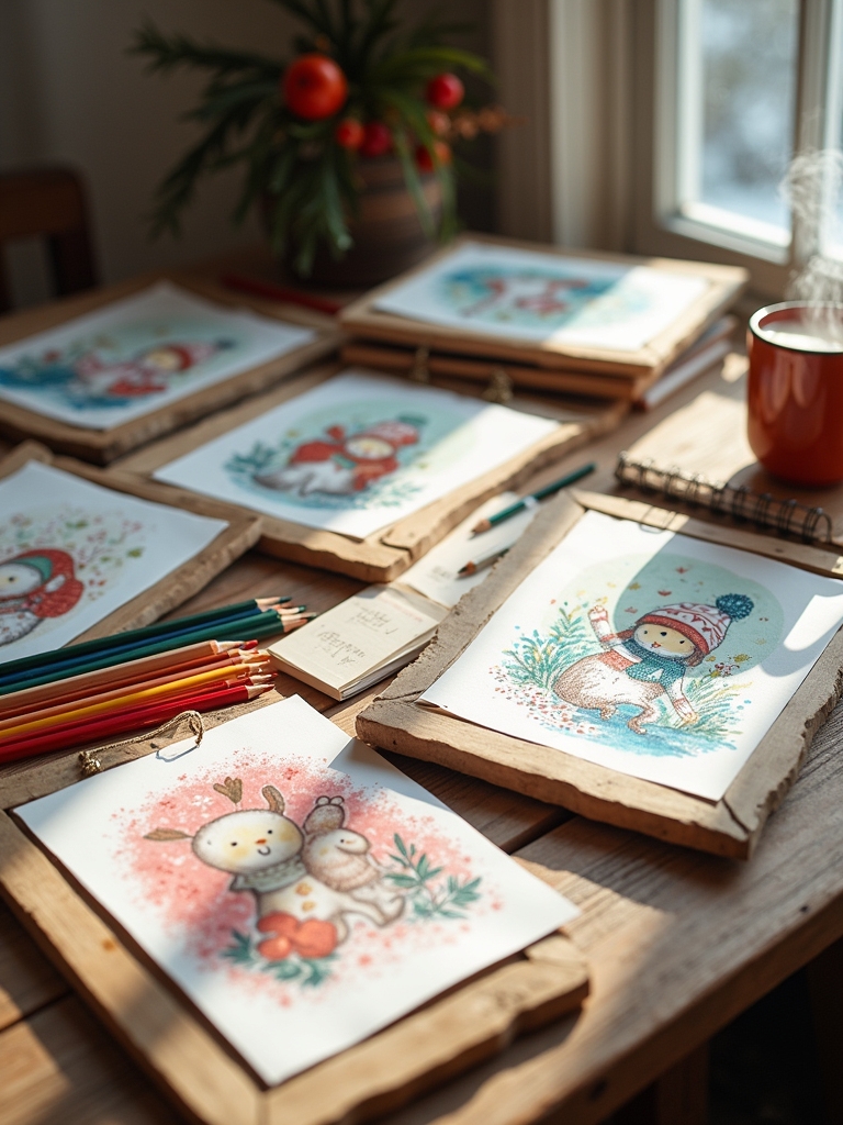 heartfelt hand drawn art