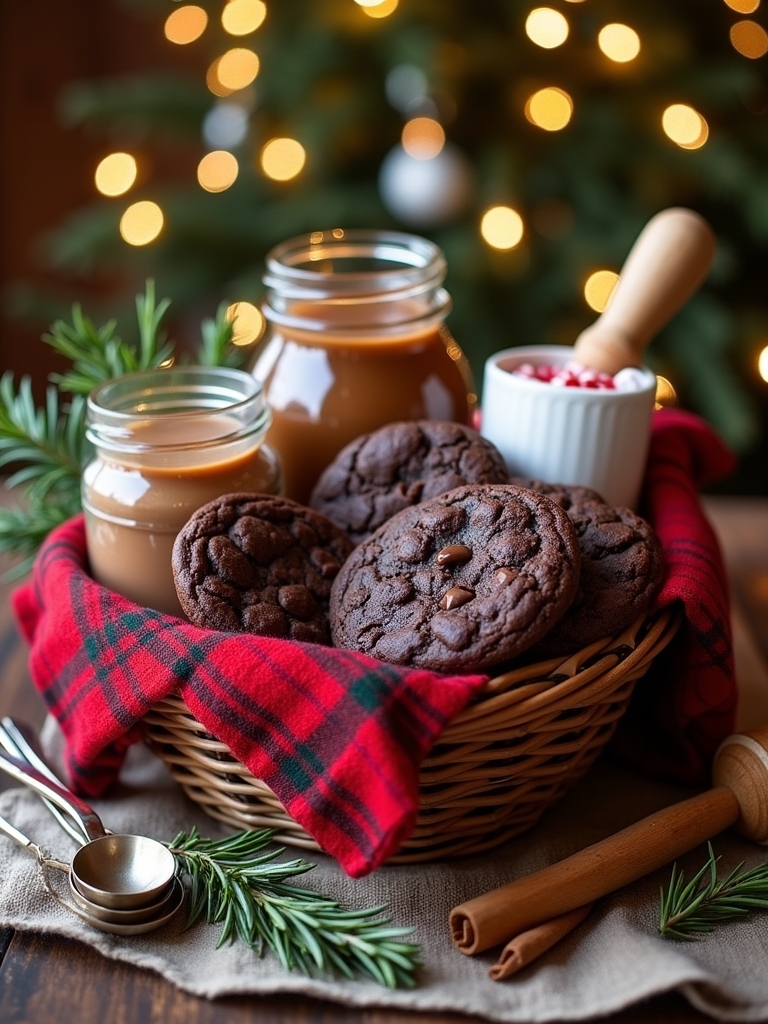 holiday baking gift basket