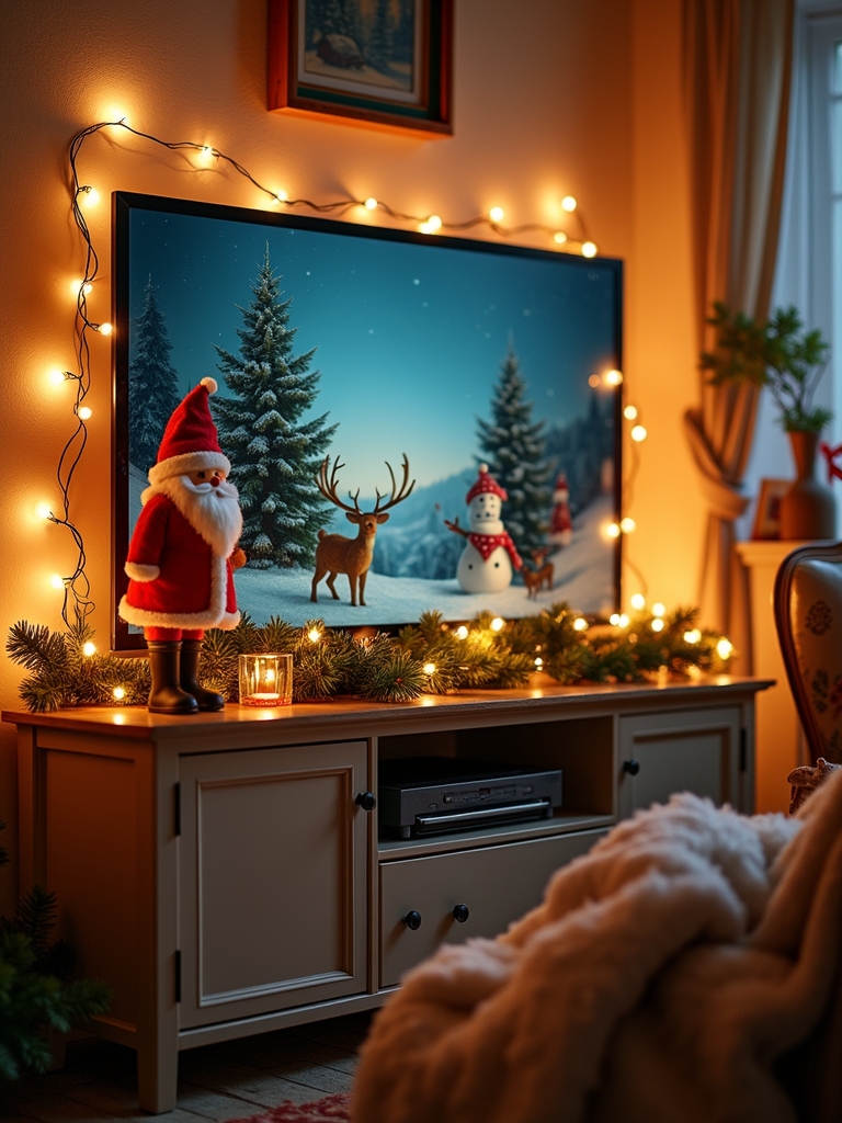 holiday figurine display ideas