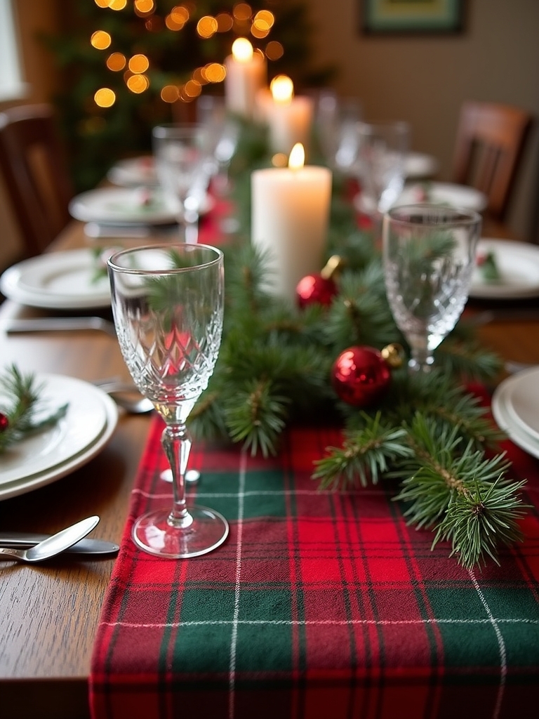 holiday spirit table decor