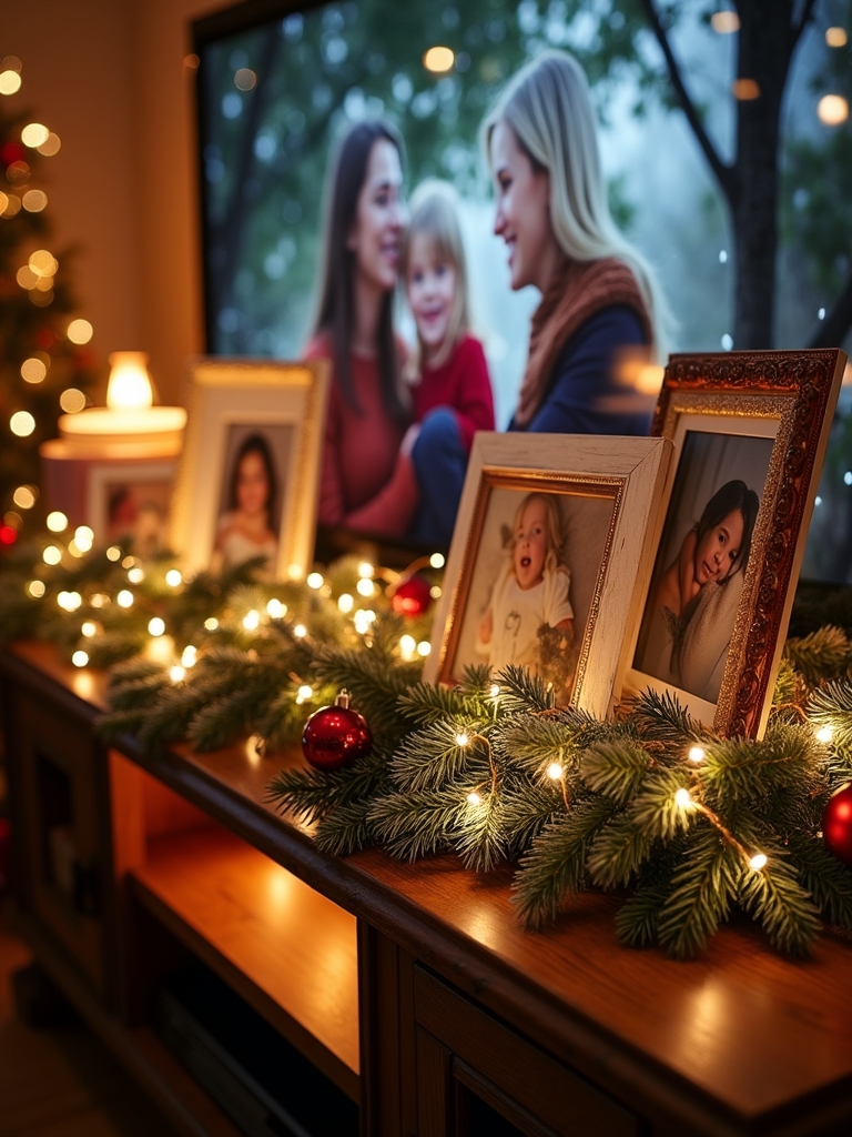 holiday themed picture frames