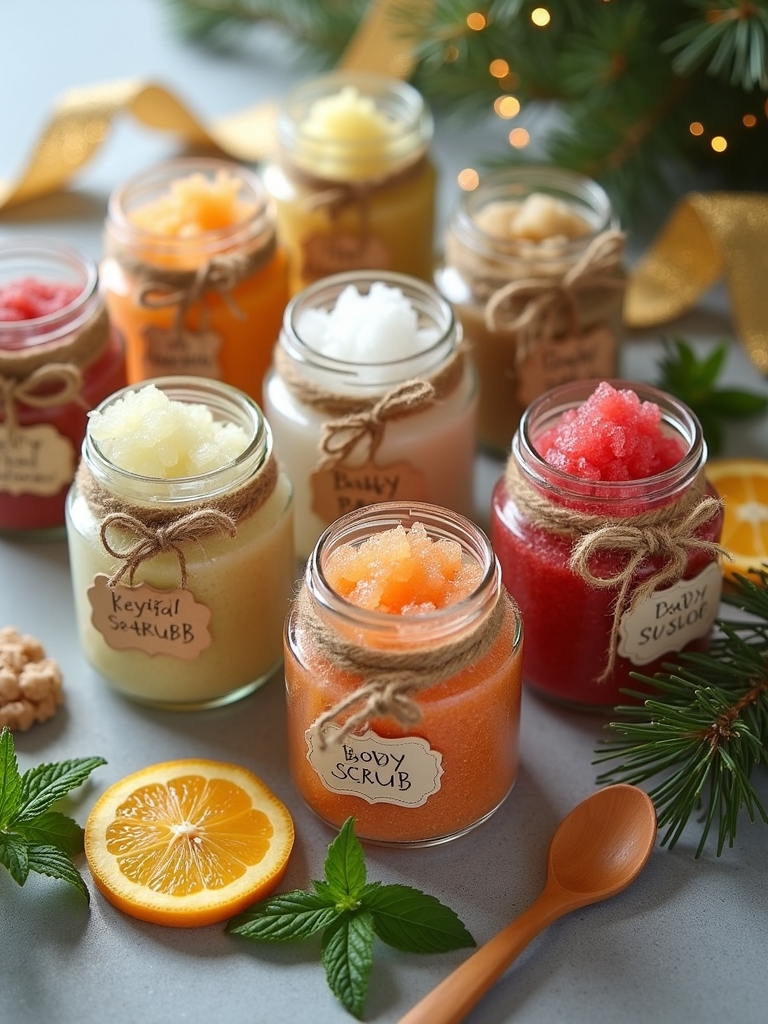 homemade body scrub gifts