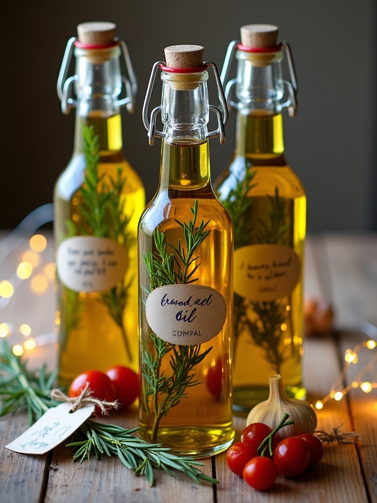 homemade infused olive oil