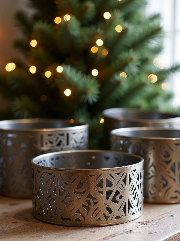 industrial chic holiday decor