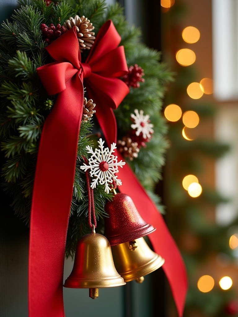 jingle bell door decoration