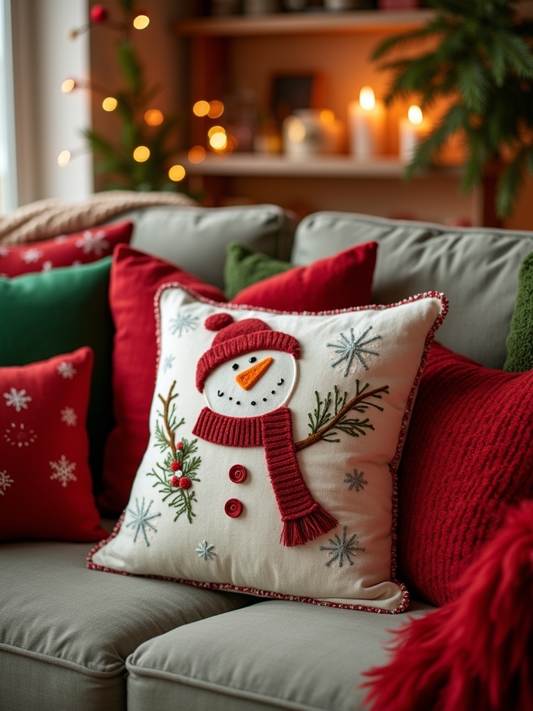 jolly snowman holiday decor