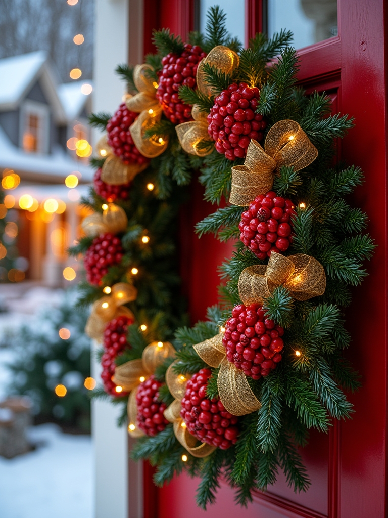 joyful holiday wreath decorations