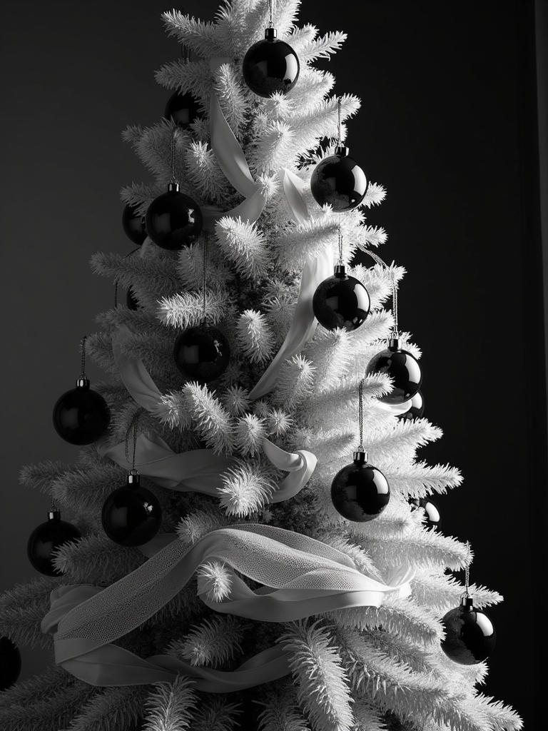 layered black and white textures