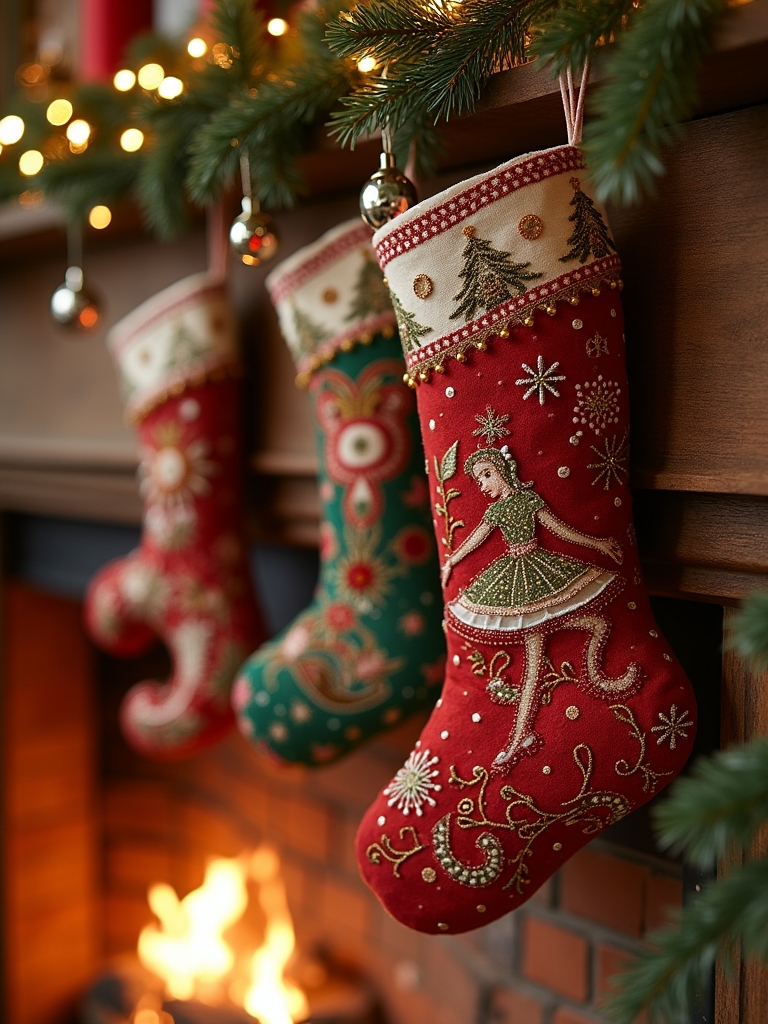 magical holiday decor stockings