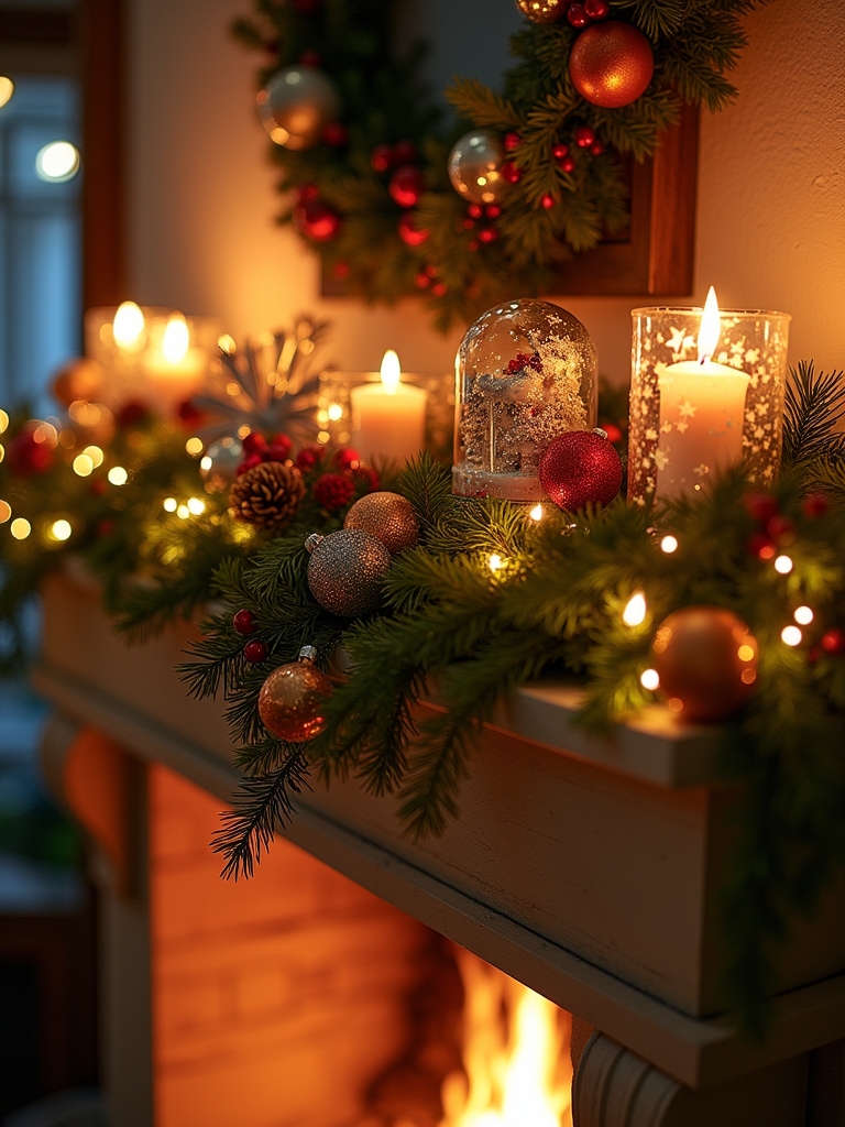 magical mantel fairy lights