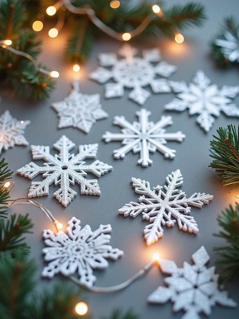 magical snowflake gift tags