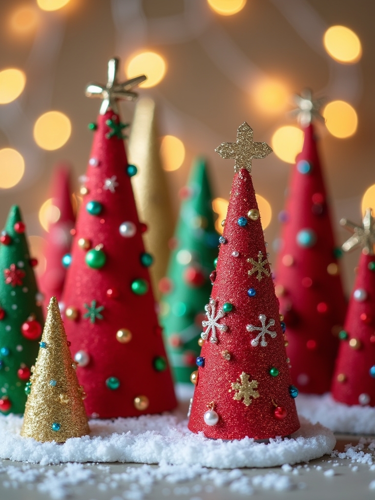 mini christmas tree craft