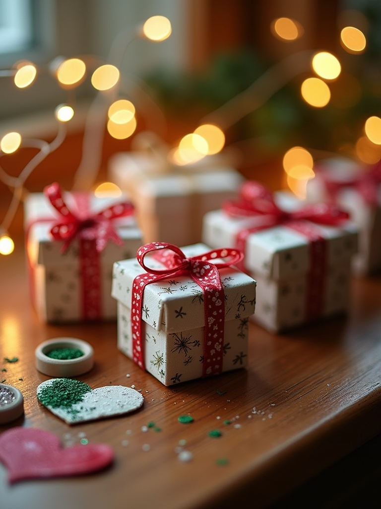 miniature christmas gift boxes