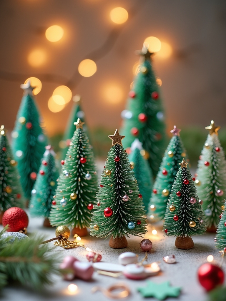 miniature tree decoration ideas