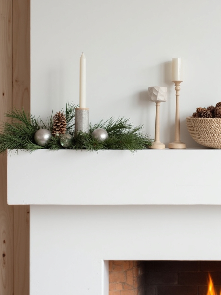minimalist scandinavian christmas decor