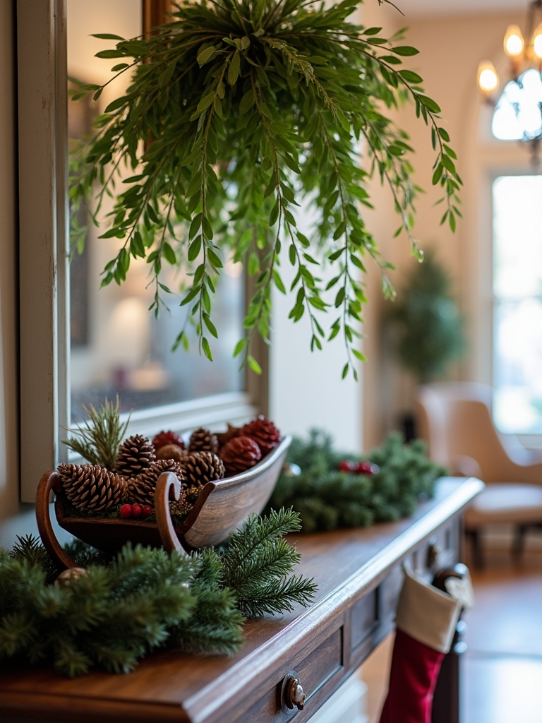 mistletoe enhances holiday ambiance