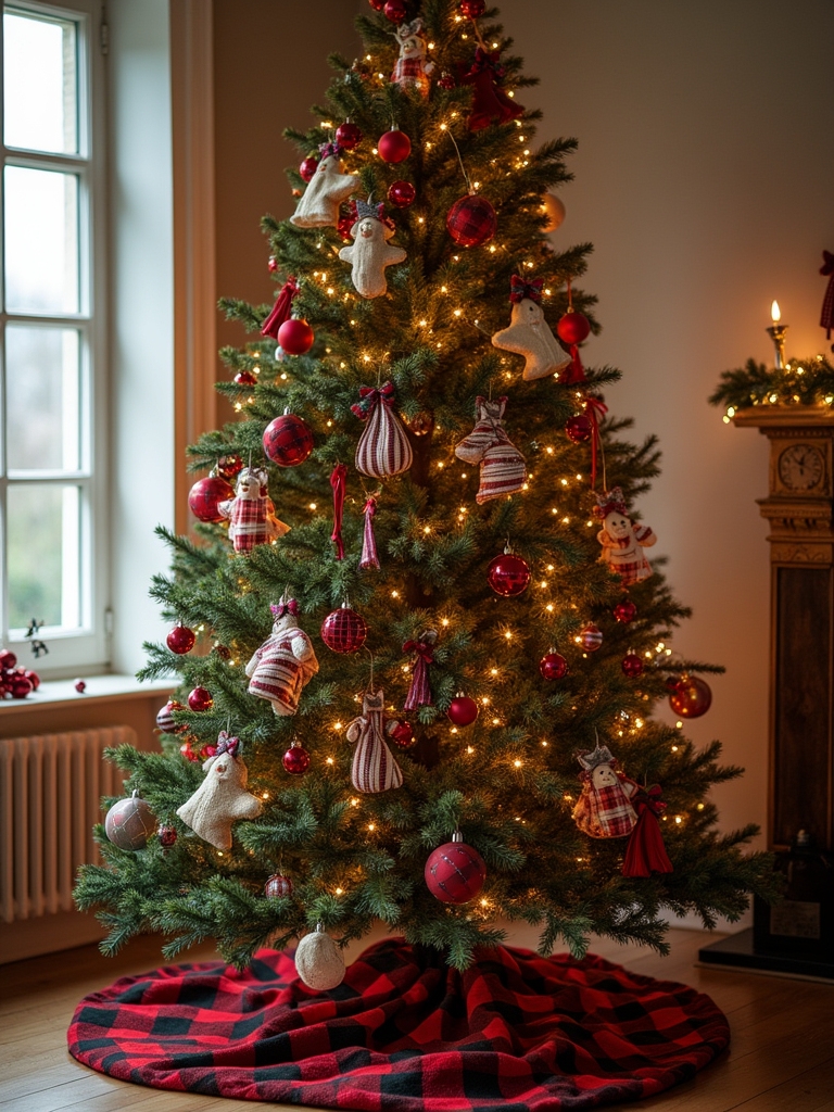 mixing plaid patterns delightfully