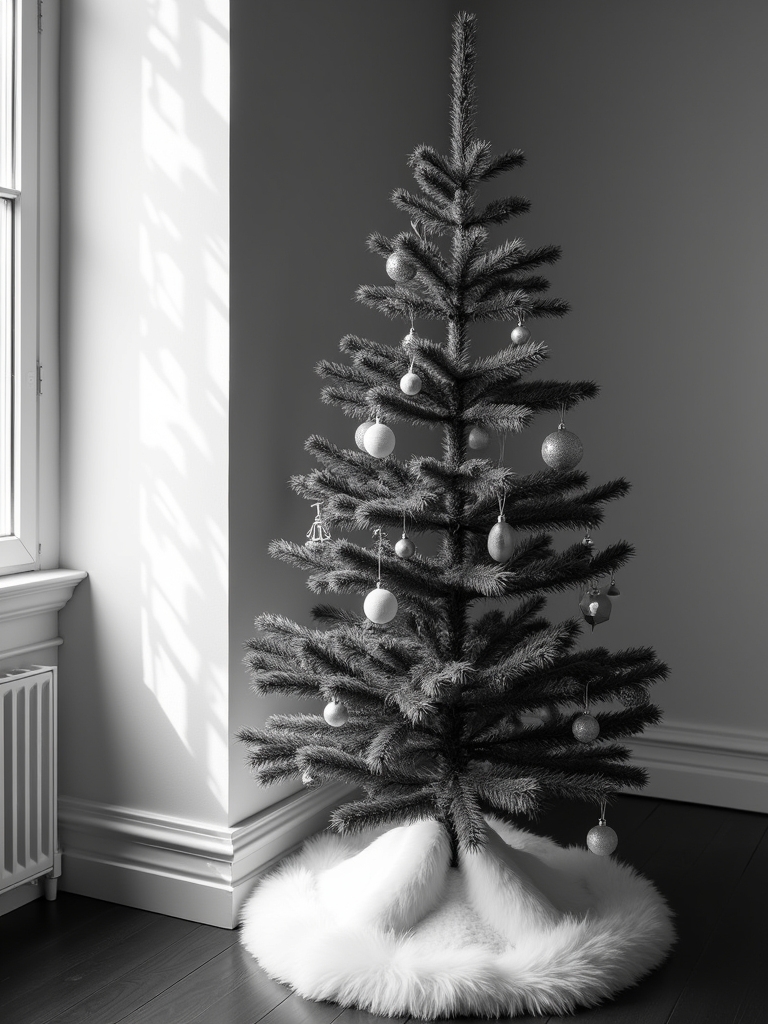 monochrome elegance for christmas