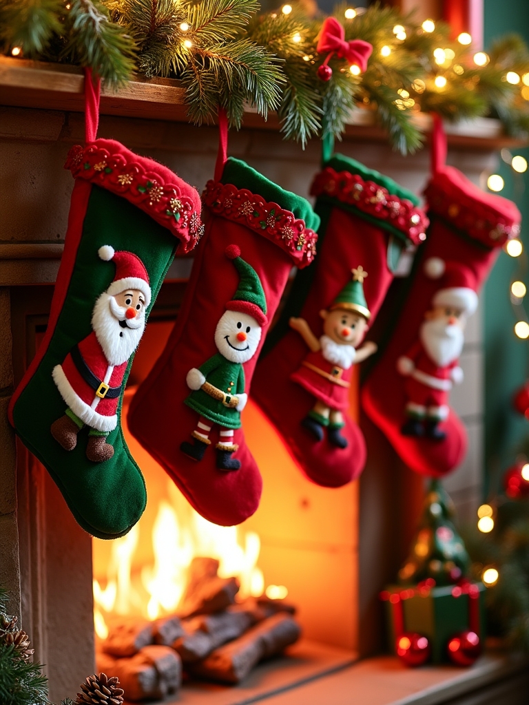 movie character holiday stockings