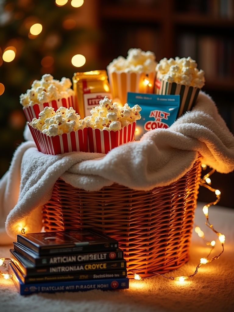 movie night snack basket