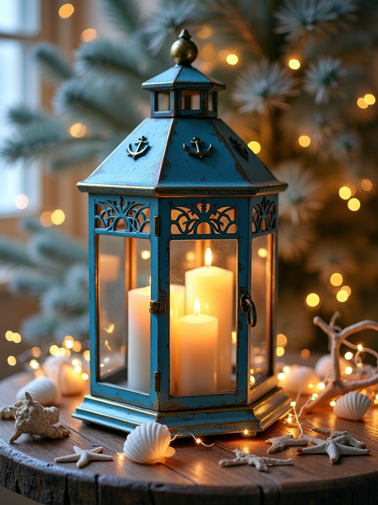 nautical lanterns holiday decor
