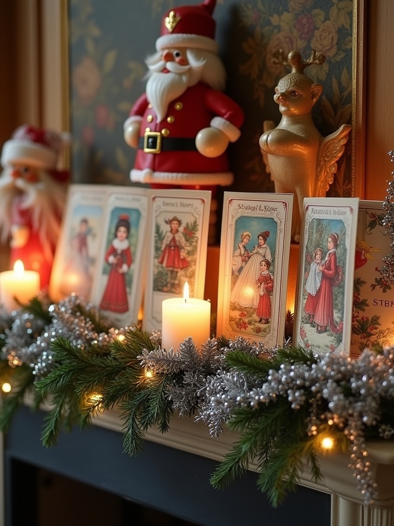 nostalgic vintage card display