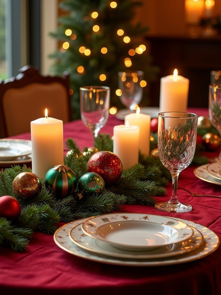 nostalgic vintage ornament display