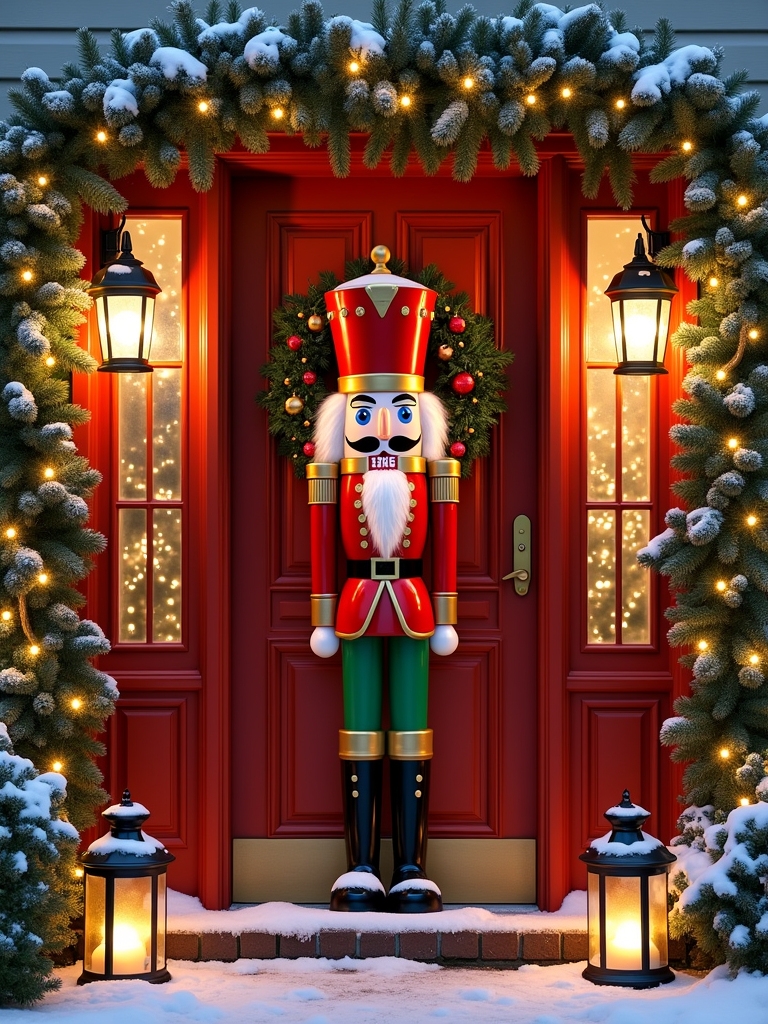 nutcracker holiday door displays