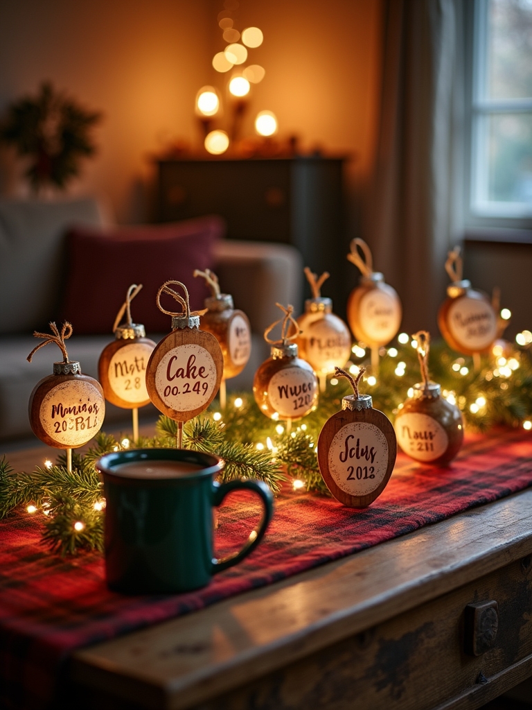 personalized family holiday decor