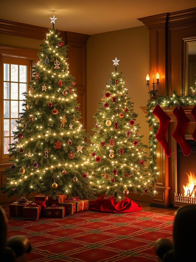 personalized family ornament trees