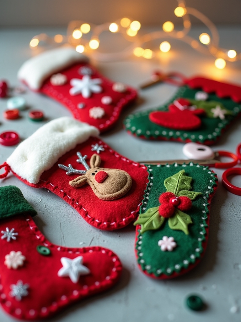 personalized felt christmas stockings