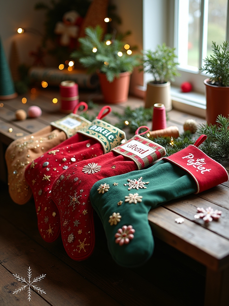 personalized festive stocking creations