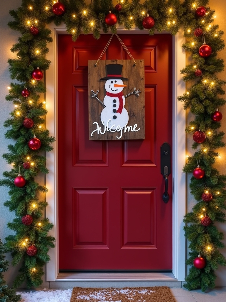 personalized holiday door hangers