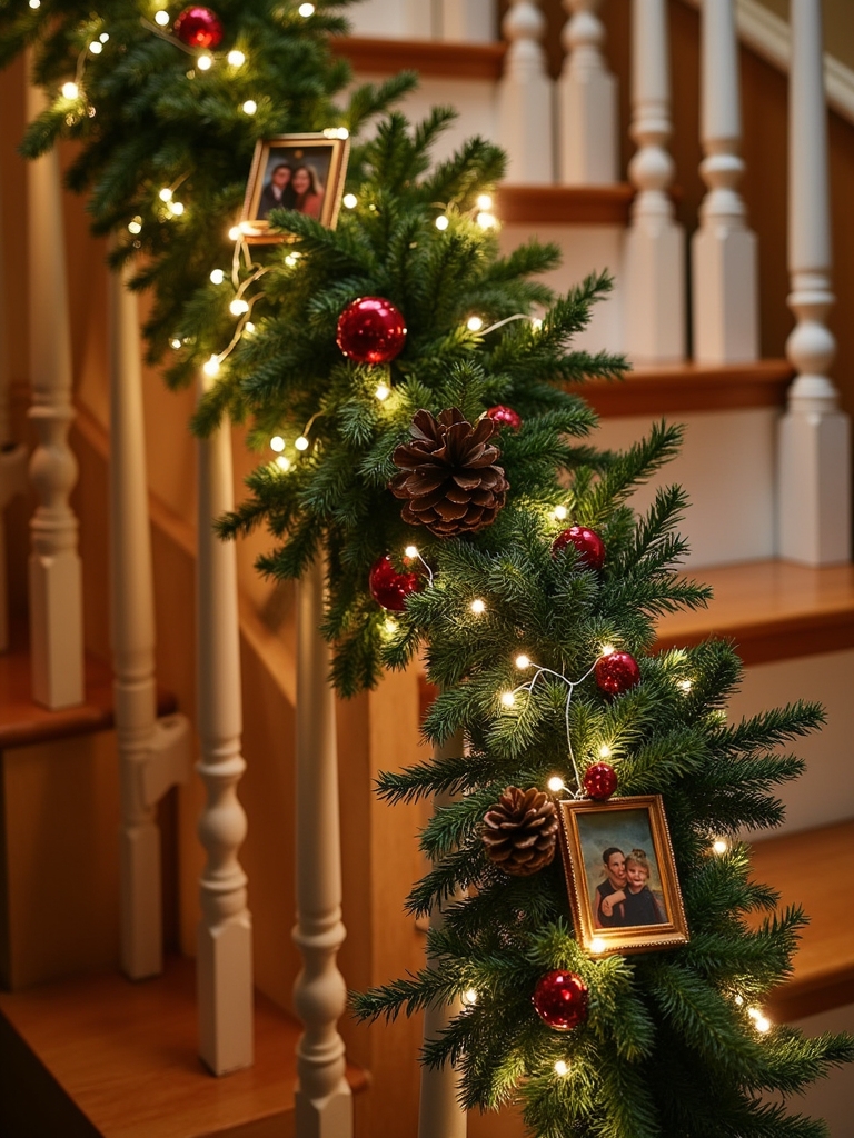 personalized holiday photo display