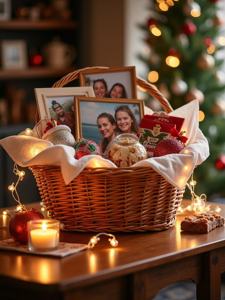 personalized memory photo basket