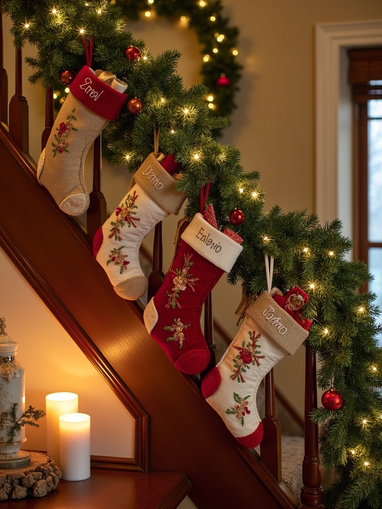 personalized stockings holiday decor