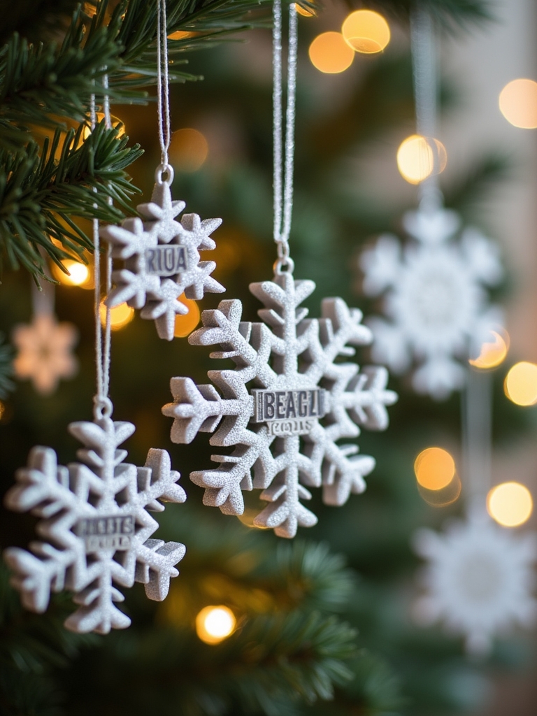 personalized winter ornament crafting