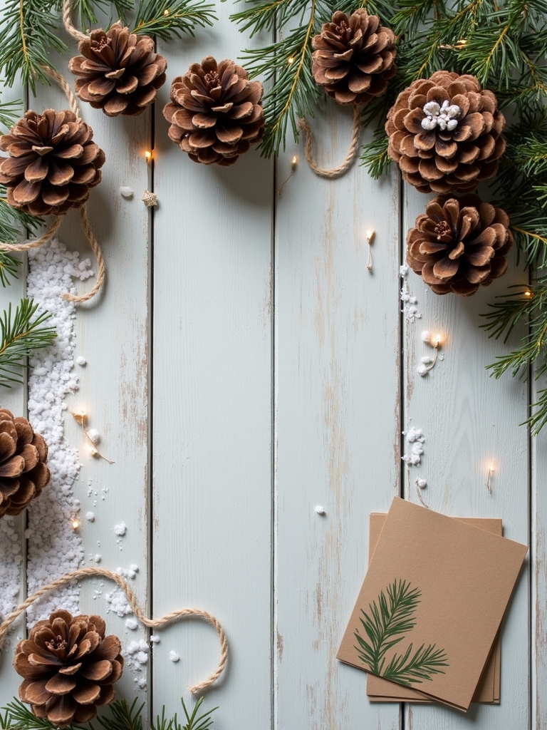 pine cone holiday greetings