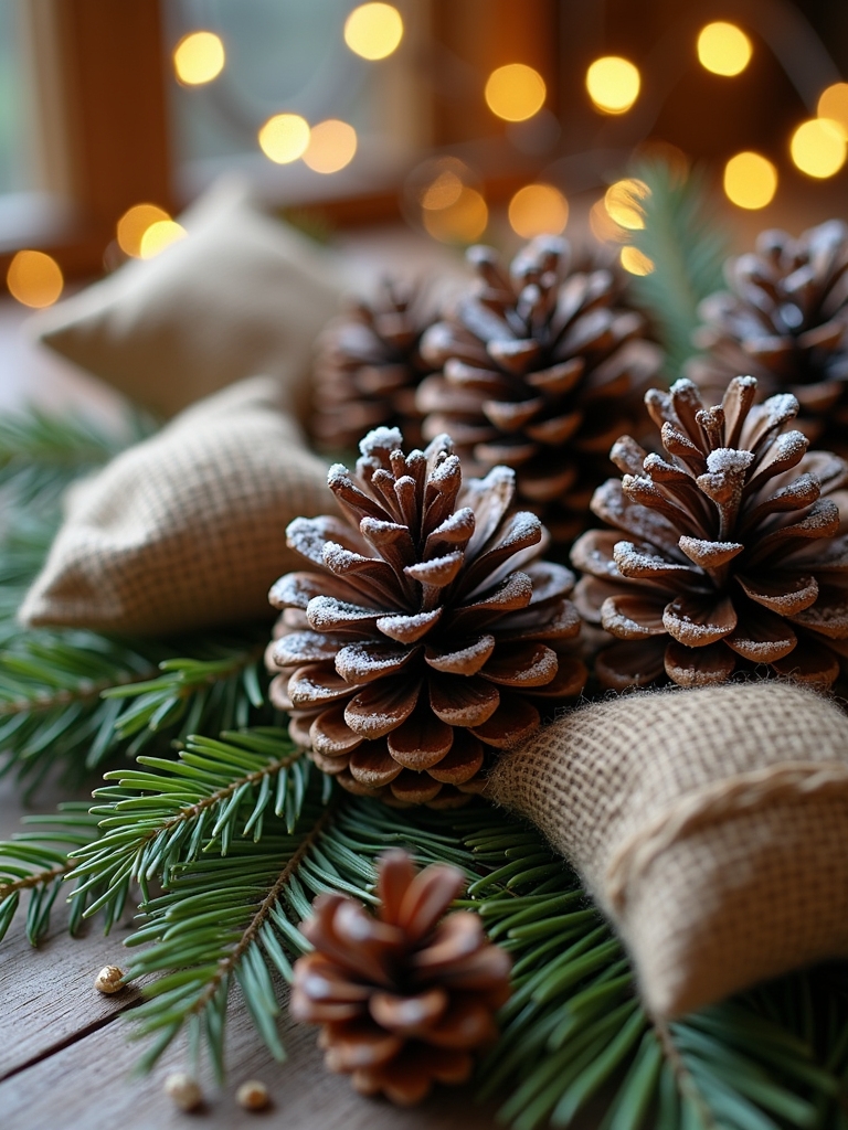 pine cone scented sachets